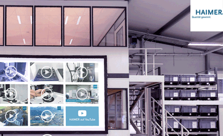 HAIMER Anwendungzentrum 360 / Digitaler Showroom
