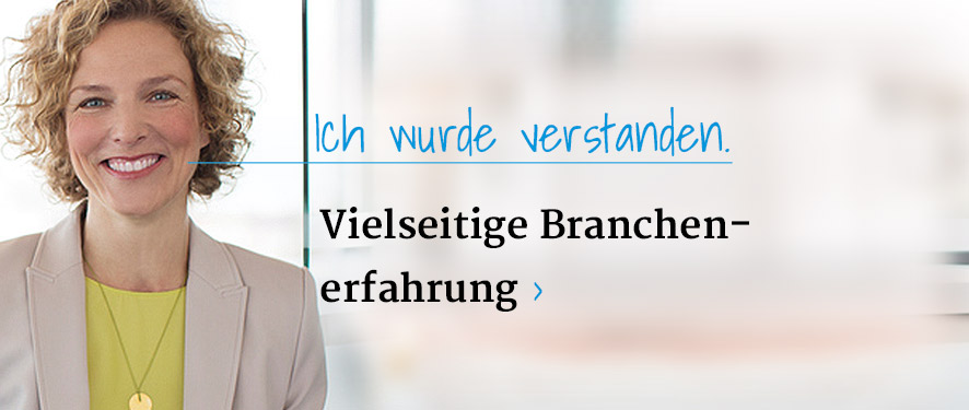 Vielseitige Branchenerfahrung