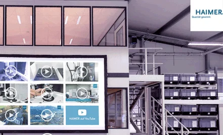 HAIMER Anwendungzentrum 360 / Digitaler Showroom