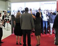 Messe-Attraktion ohne VR-Brille